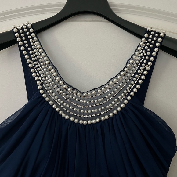 Fiesta Fashion Navy Formal Dress - Never Worn - Picture 2 of 5